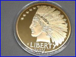 U, S, A COLLECTIBLES LIBERTY MCMVII Colossal Indian Head double Eagle Collection