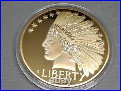 U, S, A COLLECTIBLES LIBERTY MCMVII Colossal Indian Head double Eagle Collection