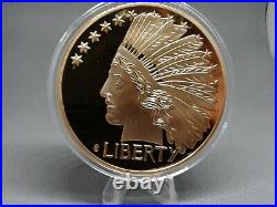 U, S, A COLLECTIBLES LIBERTY MCMVII Colossal Indian Head double Eagle Collection