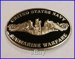 U. S. Navy Submarine Warfare Challenge Coin Bubblehead Gold Dolphins USN (Lot)