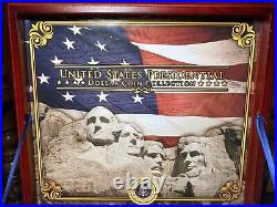 U. S. Presidenial $1 PROOF Gold Coin Collection in Wooden Case