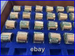 U. S. Presidential Dollar Collection issue by the Danbury mint WithCase 525 coins