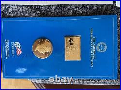 U. S. Presidents Collection Gold / Silver Coin and Stamp Set