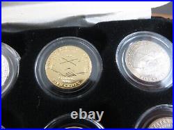 Ultimate Nickel Coin Collection 24k Gold Clad Color Presentation Display Box