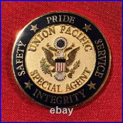 Union Pacific Police Department Train Railroad Special Agent Challenge Coin