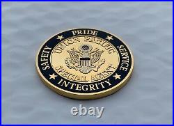 Union Pacific Police Dept. Train Railroad Special Agent Challenge Coin UPPD CPO