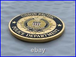 Union Pacific Police Dept. Train Railroad Special Agent Challenge Coin UPPD CPO