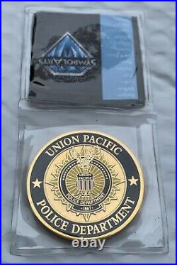 Union Pacific Police Dept. Train Railroad Special Agent Challenge Coin UPPD CPO