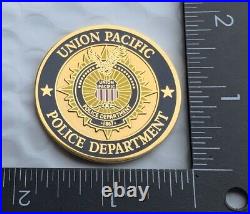 Union Pacific Police Dept. Train Railroad Special Agent Challenge Coin UPPD CPO