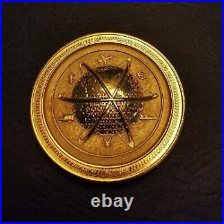 United Parcel Service UPS Four Golden Medals Rare All UPS Logos Coins