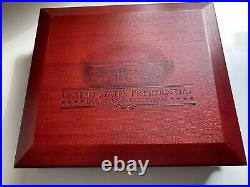 United States Presidential $1 PROOF Gold Coin Collection in Wooden Case