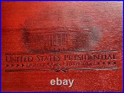 United States Presidential $1 PROOF Gold Coin Collection in Wooden Case