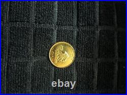Us coun collectible uncerttified 2005 golden kansas quarter 24 ct. Gold plated