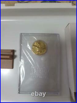 Very Rare! Pokemon Lugia Coin Medal 1999 JR East Stamp Rally Trophy Gold NEW