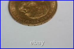 Vintage 1905 22K Solid Gold Austria 10 Corona Coin Rare Collectible Piece