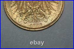 Vintage 1906 22K Solid Gold Austria 10 Corona Coin Rare Collectible Coinage
