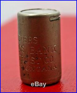 Vintage $1.00 Gold Coin Bank Miners Savings Bank & Trust Co Butte, Montana