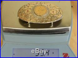 Vintage Boyd Belt Buckle Sterling 14K & 1881 $10 Gold Coin Liberty Eagle Buckles