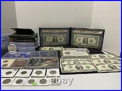 Vintage Coin Collection Silver Coins, Paper Currency, Mint Proof Sets, ETC