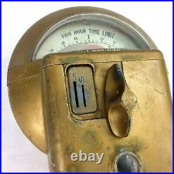 Vintage DUNCAN Parking Meter Gold 5 & 10 Cent Coin Slots Chicago IL USA Works