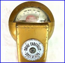 Vintage DUNCAN Parking Meter Gold 5 & 10 Cent Coin Slots Chicago IL USA Works