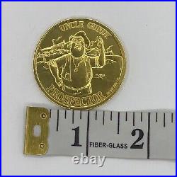Vintage STAR WARS DROIDS Uncle Grundy Metal COIN ONLY 1985 Kenner HTF RARE