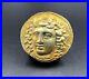 Vintage antique gold greek coin 17 k 7.7 gram jewelry pendant