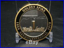 WEBER COUNTY Utah SHERIFF Sesquicentennial Golden Spike Railroad Challenge Coin