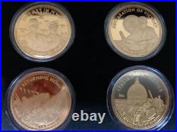 WW II 75th Anniversary 24K Gold-Plated Proof Coin Collection