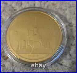 Walt Disney World 50th 24k Gold Plated Coin Set