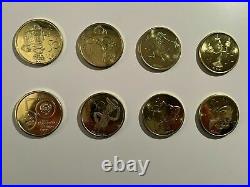 Walt Disney World 50th Anniversary Celebration Medallion Gold Coin Lot Of 22
