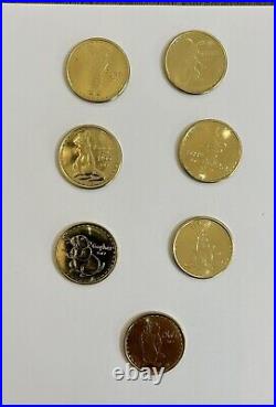 Walt Disney World Complete Set Of 80 2024 Medallion Collector Coins