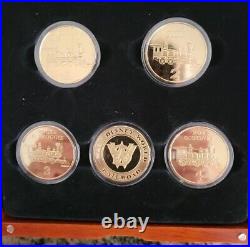 Walt Disney World Railroad 24k Gold Limited Ed. Coin Set #8/2011-extremely Rare