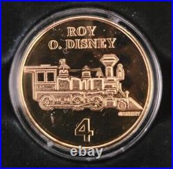 Walt Disney World Railroad 24k Gold Limited Ed. Coin Set #8/2011-extremely Rare