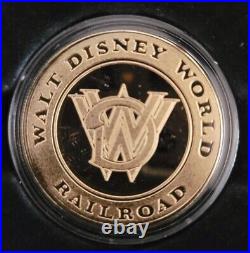 Walt Disney World Railroad 24k Gold Limited Ed. Coin Set #8/2011-extremely Rare