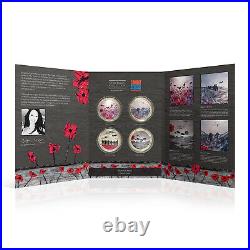 War Poppy Memorabilia Collection Gold Coin Medal Flight For Freedom Bundle Pack