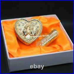 Wedding Ceremony Gold Heart Arras De Boda 13 Unity Coins Couple New Cute Golden