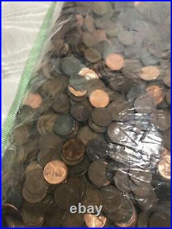 Wheat Penny Bag 1000 Count Old Us Coins Vintage Lincoln Cent Coin Collection Pds