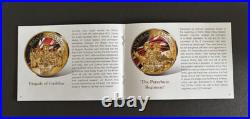 Windsor Mint United Kingdom Royal Regiments 24 Carat Gold Plated Coin Collection