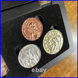 WoW World of Warcraft Alliance Collection Coin Set Gold/Silver/Copper Plated
