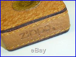 Zippo Full Leather Wrapped Lighter W. 22 Carat Gold Coin Never Struck 1995
